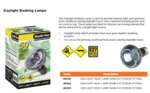 Luz De Dia Calorifica De Dia De 100 Watts Marca Reptile One - Imagen 3