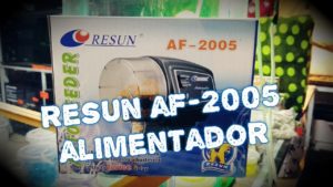Comedero Automatico Resun AF2005D Digital Lcd De Peces Para Acuario Pez