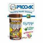 ESCAMAS TROPICAL FISH POTE SELLADO MARCA PRODAC 200 GR IMPORTADO