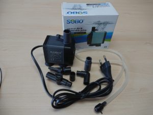 Bomba Para Estanque Sobo 600 Litro Hora P. Acuario Peces Mod WP3300 - Imagen 2