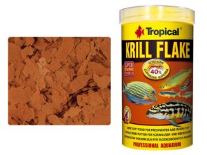 TROPICAL KRILL FLAKES  500ML 0 100 GR ALIMENTO PREMIUM PARA PECES POTE SELLADO - Imagen 2