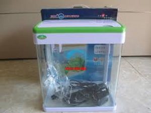 Acuario Vidrio Curvo De Lujo 15 Litros Lujo Pez Minjiang MJ-M260 - Imagen 5