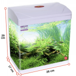 Acuario Vidrio Curvo De Lujo 15 Litros Lujo Pez Minjiang MJ-M260 - Imagen 4