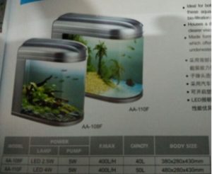 Acuario Vidrio Curvo De Lujo 50 Litros  Lujo  Peces Tianrun - Imagen 2
