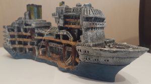 Adorno Penn Plax  Tipo Barco Fantasma 25x10 Cm Acuario Pez Peces - Imagen 3