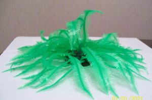 ADORNO TIPO ALGAS VERDE 14X10 IMPORTADO