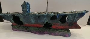 Adorno Tipo Barco de Guerra Grande XL De 40 Cm de calidad