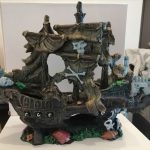 Adorno Tipo Barco Mediano De 22 Cm