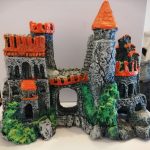 Adorno Tipo Castillo NaranJa Mediano 20 X 16 Cm