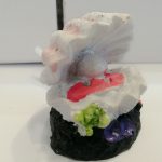 Adorno Tipo Mini Concha Abanico Chico 5 Cm Acuario Pez Peces 7 CM