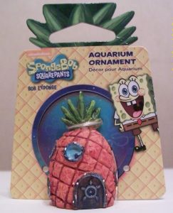 ADORNO ACUARIO MINI PIÑA BOB ESPONJA 5 X 3 IMPORTADO
