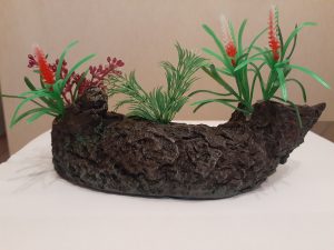 ADORNO PARA ACUARIO TIPO TRONCO MEDIANO 20 X 6 - Imagen 2