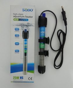 Termostato Regulable Sobo 25 Wats HS-25 Para Acuario Peces