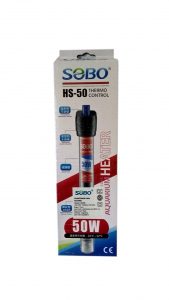 Termostato Regulable Sobo 50 WATTS HS-50 Para Acuario Peces