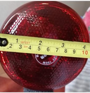 Foco Luz Infraroja Calorifica de Dia De 100 Watts - Imagen 2