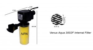 Filtro Para Acuario Venusaqua 3002F 1400 Litros/hora Peces- INTERNO TIPO BOTELLA - Imagen 2