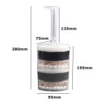 XINYOU XY-2010 Filtro de esquina grande acuario bomba de aire filtro pecera - Imagen 2