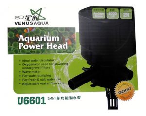POWER HEAD DE 800 LT/HR MOD. U6601 VENUS AQUA CON TUBERIA DE EXTENSION