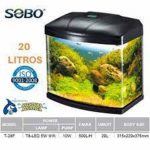 Acuario Vidrio Curvo De Lujo 20 Litros Lujo Pez SOBO T28F - COMPLETO