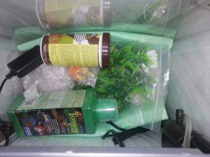 Acuario Vidrio Curvo De Lujo 20 Litros Lujo Pez SOBO T28F - COMPLETO - Imagen 2