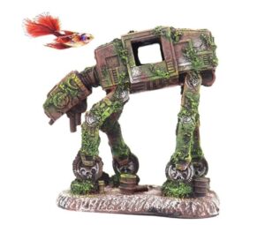 Adorno Tipo Robot  De Star Wars 15x20cm para pecera acuario de calidad - Imagen 3