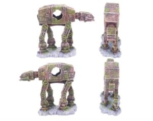 Adorno Tipo Robot  De Star Wars 15x20cm para pecera acuario de calidad - Imagen 4