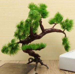 ADORNO PLANTA TIPO BONSAI CHICO DE 13X10 CM CALIDAD - Imagen 2