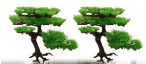 ADORNO PLANTA TIPO BONSAI CHICO DE 13X10 CM CALIDAD - Imagen 3