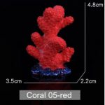 Adorno Tipo Arrecife Color Rojo Chico 5cm Pecera - Imagen 2