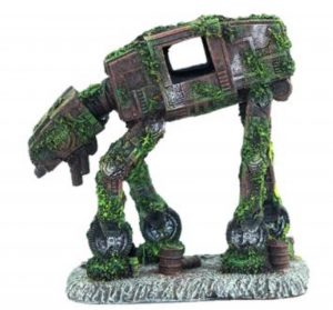 Adorno Tipo Robot  De Star Wars 15x20cm para pecera acuario de calidad