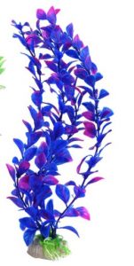 Adorno Tipo Planta Acuatica Mediana 25x15 cm Acuario Pez Peces