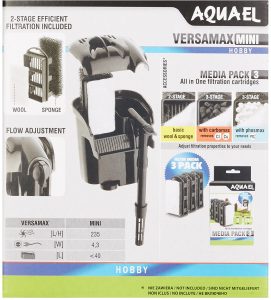 FILTRO MOCHILA AQUAEL VERSAMAX MINI 235L/H - Imagen 2