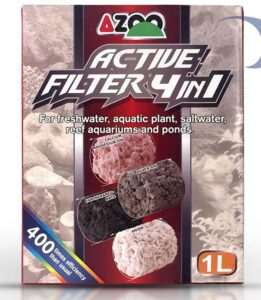 MATERIAL FILTRANTE Azoo 4 In 1 Active Filter Caja de 0.5 LT