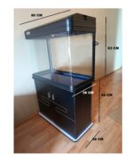 Acuario Vidrio Curvo SOBO T80F DE 135 LITROS CON MUEBLE - Imagen 2