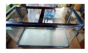 Acuario vidrio curvo Minjiang Mod. R6-810B de 108 litros lujo peces con mueble - Imagen 3
