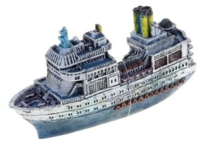 Adorno Penn Plax  Tipo Barco Fantasma 25x10 Cm Acuario Pez Peces - Imagen 6