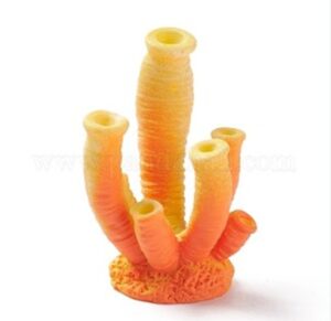 ADORNO  TIPO CORAL NARANJA AMARILLO