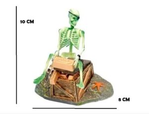 Adorno Calavera con Tesoro 10x10 - Imagen 4