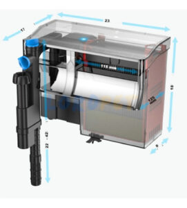 Filtro Mochila o  Cascada Sun Sun de 800 L/h Grande Mod. CBG-800S - Imagen 2