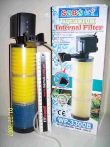 Filtro Para Acuario WP-3300B DE 1500 L/H- FILTRO INTERNO TIPO BOTELLA