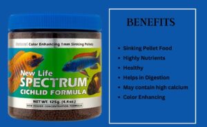 New  Life Spectrum Cichlid 300G - Pellet de 1 mm - Alimento Pro - Imagen 3