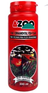 Alimento 9 En 1 Escamas Azoo  45 Gr O 330 Ml  Pote Sellado P Acuario