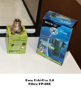 Tortuguero Terrario Grande 80x35x40cm Completo (ver Listad) - Imagen 3