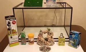 Tortuguero Terrario Grande 80x35x40cm Completo (ver Listad)