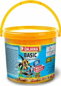 Alimento Dajana Tropical Flakes 1000gr Balde 5lt Acuario Pez