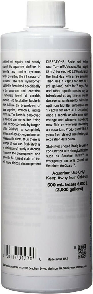 Bacterias Biológicas Filtración STABILITY SEACHEM de 325ml - Imagen 4