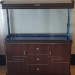 Acuario Curvo Sobo con Mueble De 120 Cm 230 Litros De Lujo 3D MOD. SOBO T-120F
