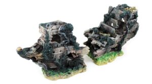 Adorno Tipo Barco Grande De 65 Cm Acuario Pez Peces Aqua One de calidad - Imagen 3