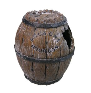 Adorno Para Acuario Importado 10x5 Cm Adorno Barril Mediano - Imagen 3