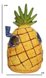 Adorno Tipo Casa Piña Chica Acuario Pez Peces - Imagen 2